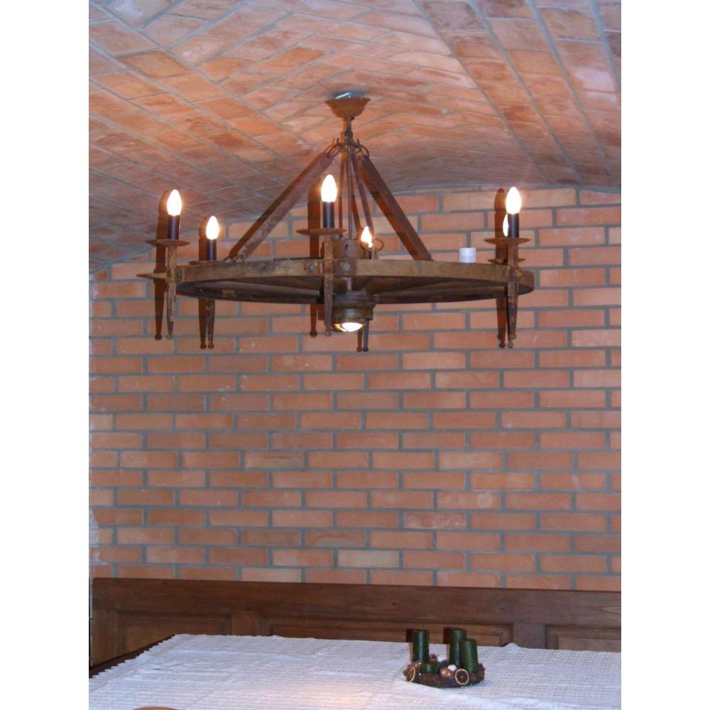 koleso lustra zavesne kovana zelezna balaton bar lampa rustikalna lustra loft country mediteransky antik vintage dedinska jedalen stol osvetlenie.jpg